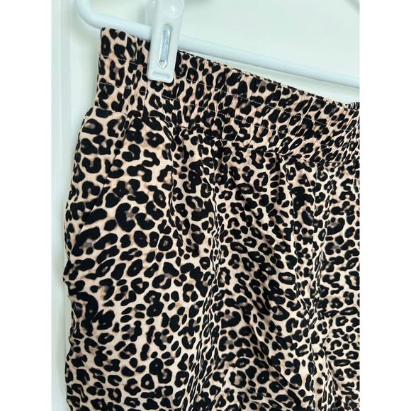 Apt.9 Cheetah Leopard Print Mid-Rise Straight Short Brown Women's Size Medium - Picture 2 of 4